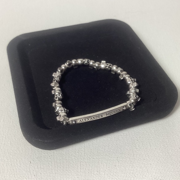 Alexander McQueen Vintage Silver Adjustable Bracelet - Picture 1 of 3